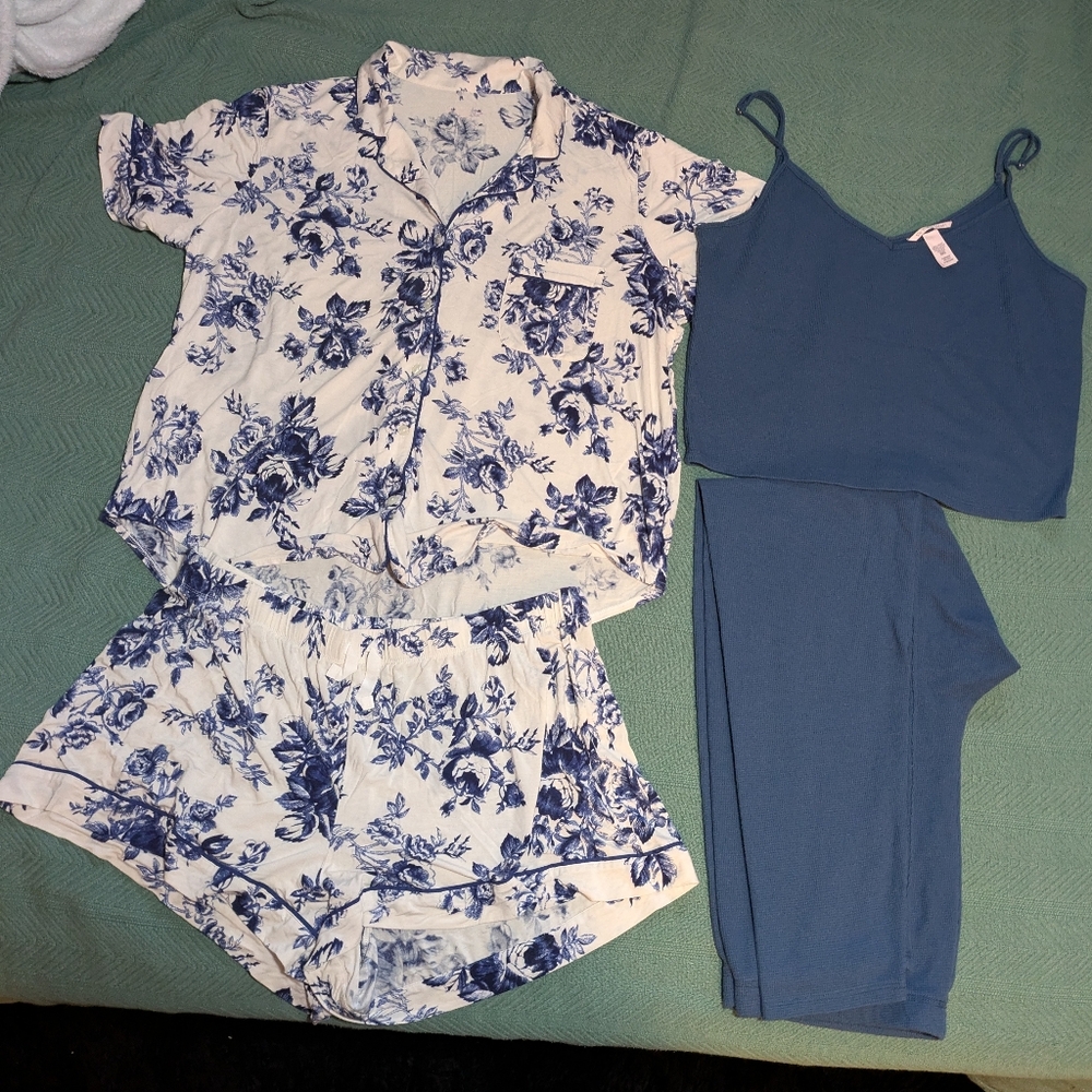 2 Victoria Secret Pajama Sets Size XL Excellent Condition